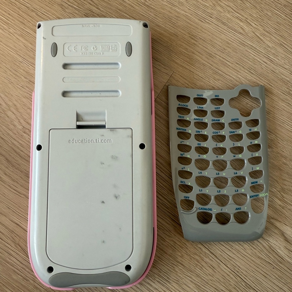 Texas Instruments TI-84 Plus Silver Edition Graph Calculator w Pink Accessories - Picture 4 of 4